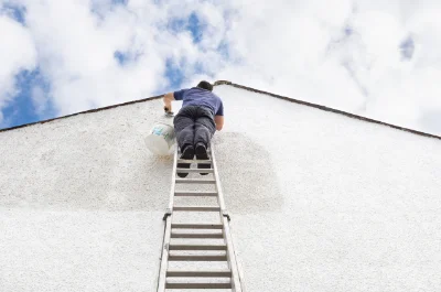 Peinture extérieure aux Gets — façades et ravalement